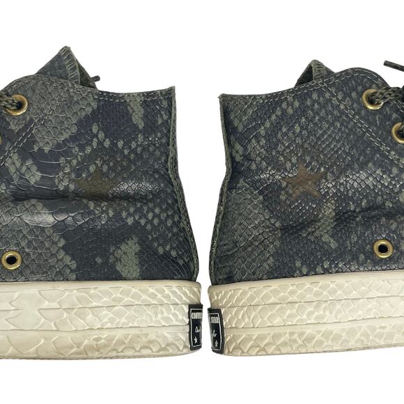 Converse X CT Women’s Green All Star Snakeskin High Fashion Sneakers Size 7 - Picture 9 of 14